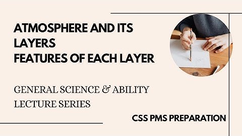 Atmosphere and its layers | Geography  lecture series | CSS 2022 | PMS 2022