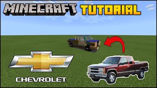 Minecraft Truck- How To Build A 1997 Chevrolet Silverado 2500 Minecraft Truck Tutorial