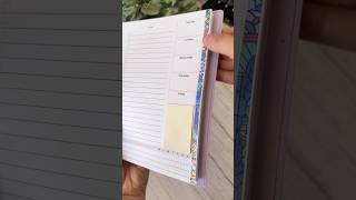 Discbound Planner Spread with Stained Glass Detailing for a minimalist Romantasy aesthetic 💜