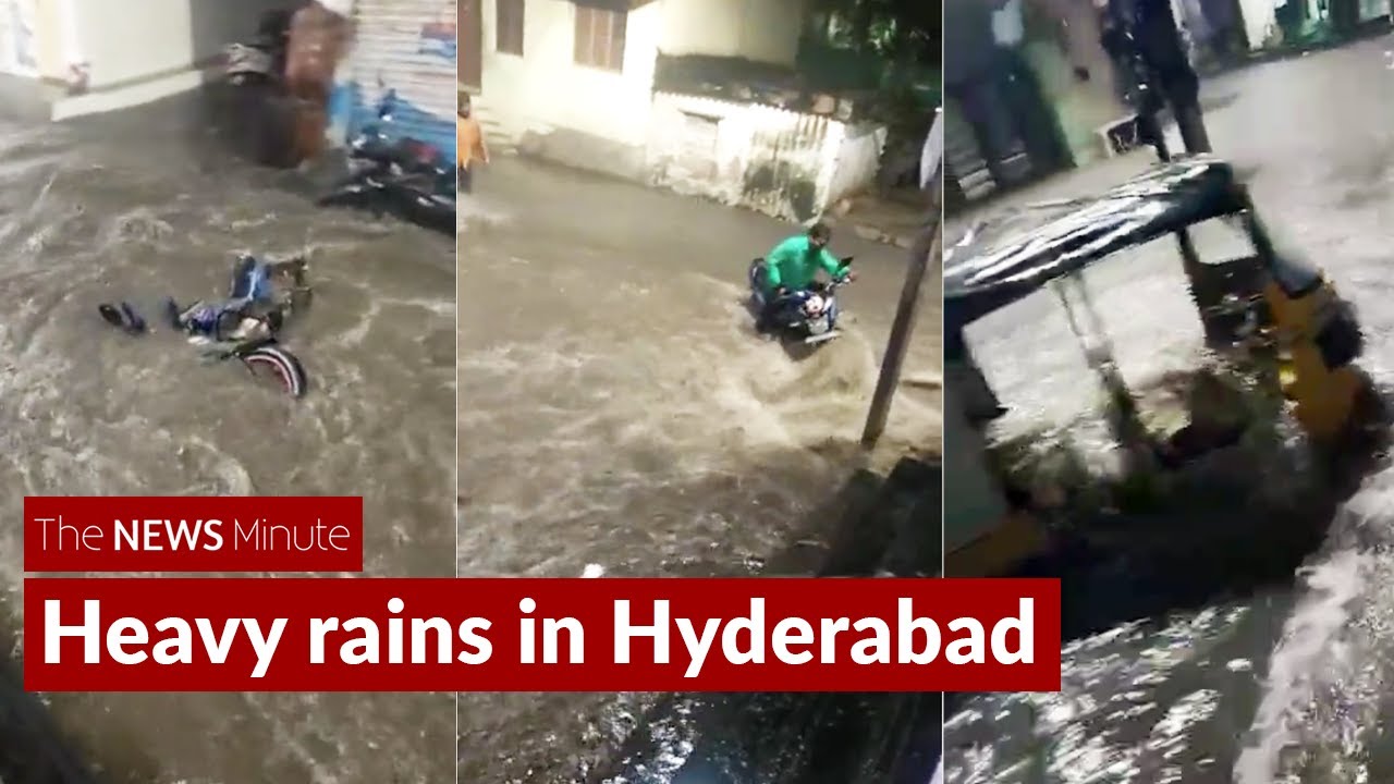 Roads turn into streams as rains pound Hyderabad’s Borabonda