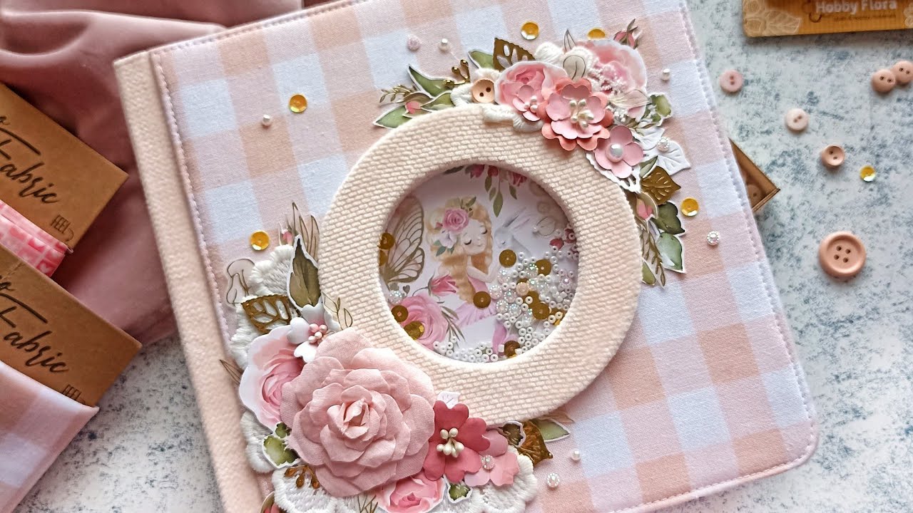 Скрапальбом - солоденький персик