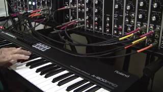 Shepard scale patch for analog modular synthesizer