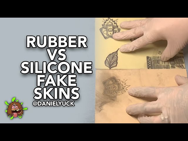 Rubber Vs Silicone Tattoo Skin 