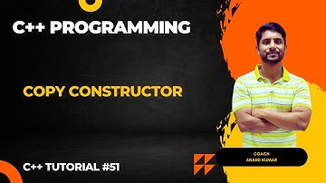 Copy Constructor in C++ | C++ Programming | In Hindi