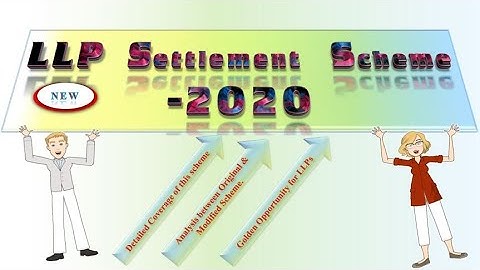 LLP Settlement Scheme 2020