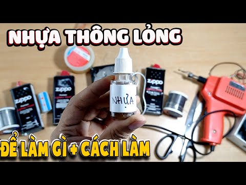 Video: Nhựa Thông Lỏng Là Gì