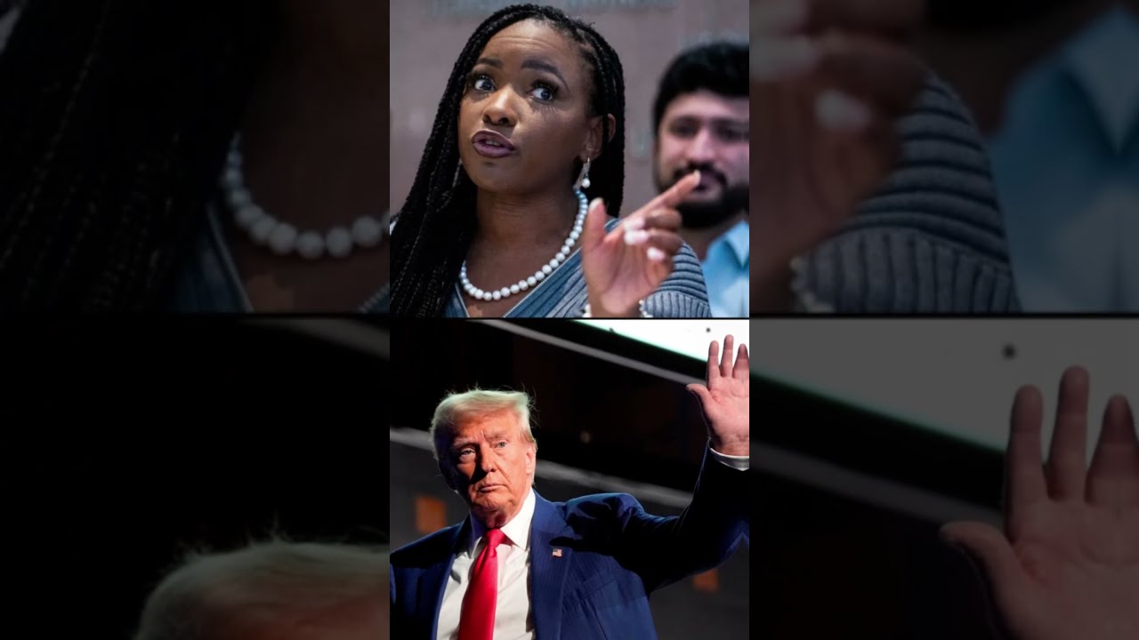 Jasmine Crockett Vs Donald Trump What A Blank Page Just Revealed