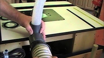 Router Table Dust collection Keen-Products Part 2