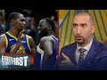 Nick Wright is shocked the Warriors suspended Draymond after rift with KD | NBA | FIRST THINGS FIRST