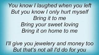 Supremes - Bring It On Home To Me Lyrics