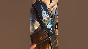 Guitar headstock Inlay Surprise
