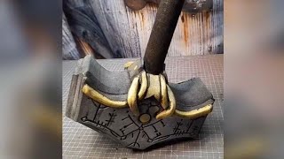 19 Foam GoW Mjolnir Thor Hammer Aesir Norse God Video Game Fantasy Cosplay  Prop