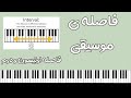 آموزش تئوری موسیقی معرفی فواصل اونیسون و دوم 