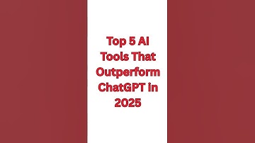 Top 5 AI Tools That Outperform ChatGPT in 2025 #ainews