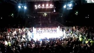 Ricky Burns v Andreas Evensen - Evensen entrance/epic karaoke