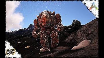 ARK: Survival Evolved - ROCK ELEMENTAL TAMING IS HARD!!! S1 E60 (Ragnarok Map)