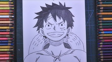 How to Draw Luffy || One piece || Anime Drawing Step By Step