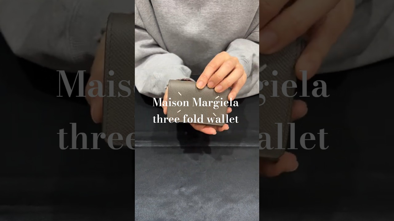 Maison Margiela（メゾンマルジェラ）｜three fold wallet