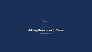 Famous Adding Resources to Tasks — CooperBuild AI Profile