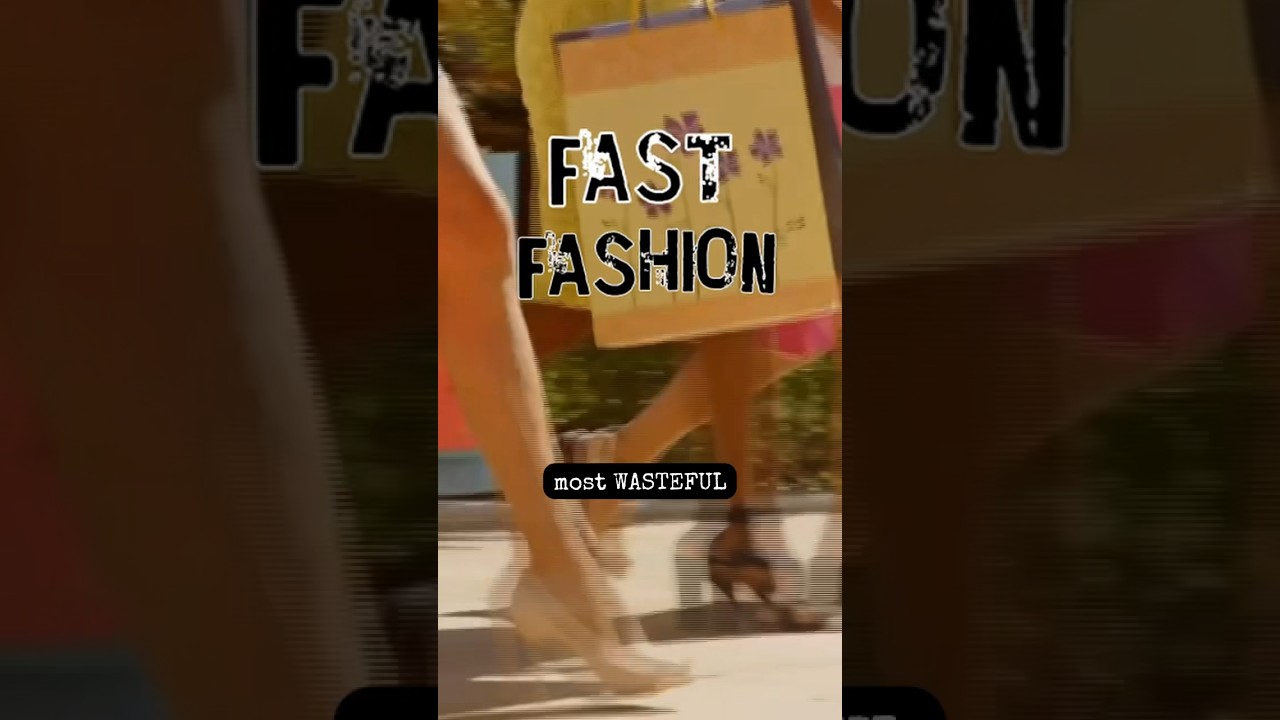 i hate fast fashion.