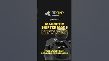 NEW #3drap #Logitech Magnetic #shifter Mod #simracing #assettocorsa #iracing