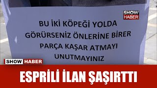 Esrarengiz ilan görenleri hayrete düşürdü!