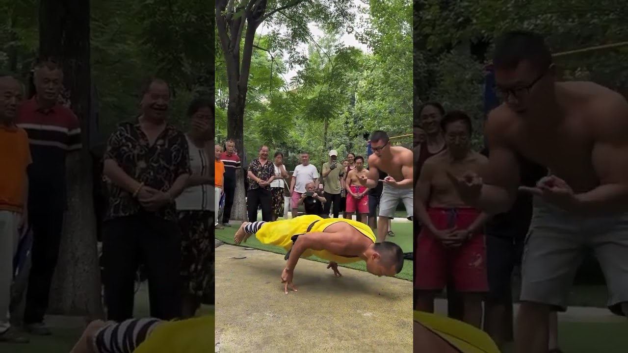 OMG! Shaolin Monk Does INSANE Finger Pushups (Viral Strength Challenge)