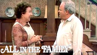 All In The Family | Edith Defies Archie For The First Time | The Norman Lear Effect