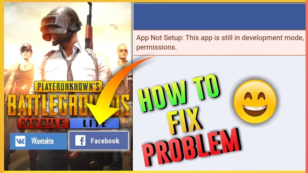 Pubg Mobile Lite Facebook login problem solve kaise kare I How To Fix ...