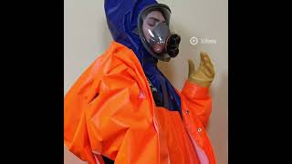 #hazmatsuit #radiationprotection #gasmask
