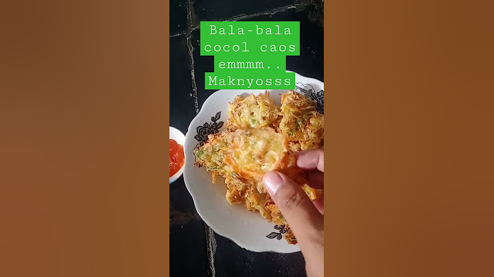 Bala-bala cocol caos maknyooss #shorts