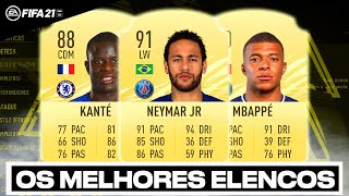 FIFA 21 - QUAL ELENCO FAZER COM 3KK DE COINS NO ULTIMATE TEAM I ATAQUE COM CR7/NEYMAR/MBAPPÉ