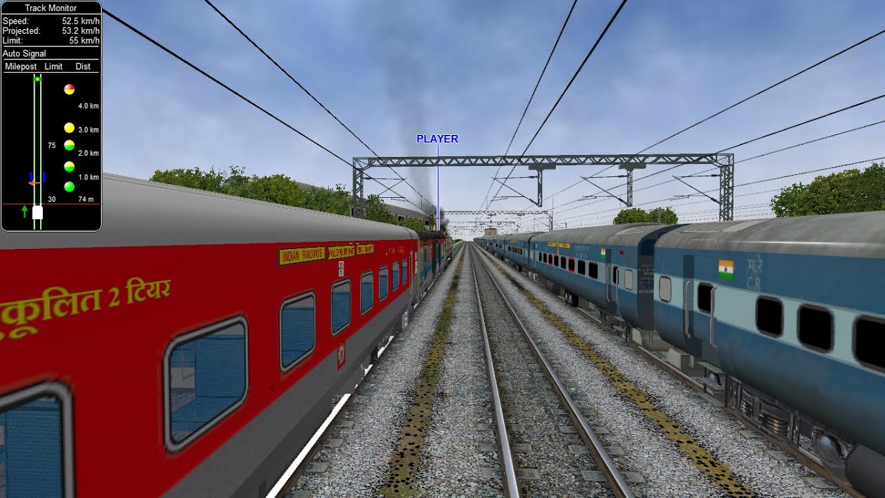 🔴12071 Mumbai Janta Jan Shatabdi Express #IndianTrainSimulator #MSTS # ...