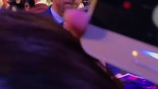 Tom Hiddleston signing autographs at the Infinity War Fan Event in Seoul.