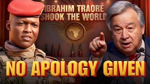 No Apology Given — Ibrahim Traoré’s UN Speech That Shook the World | Africa News