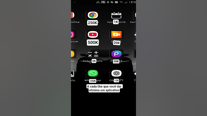 a cada like elimina um aplicativo