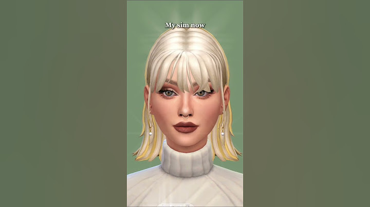 My oldest sim got a makeover!