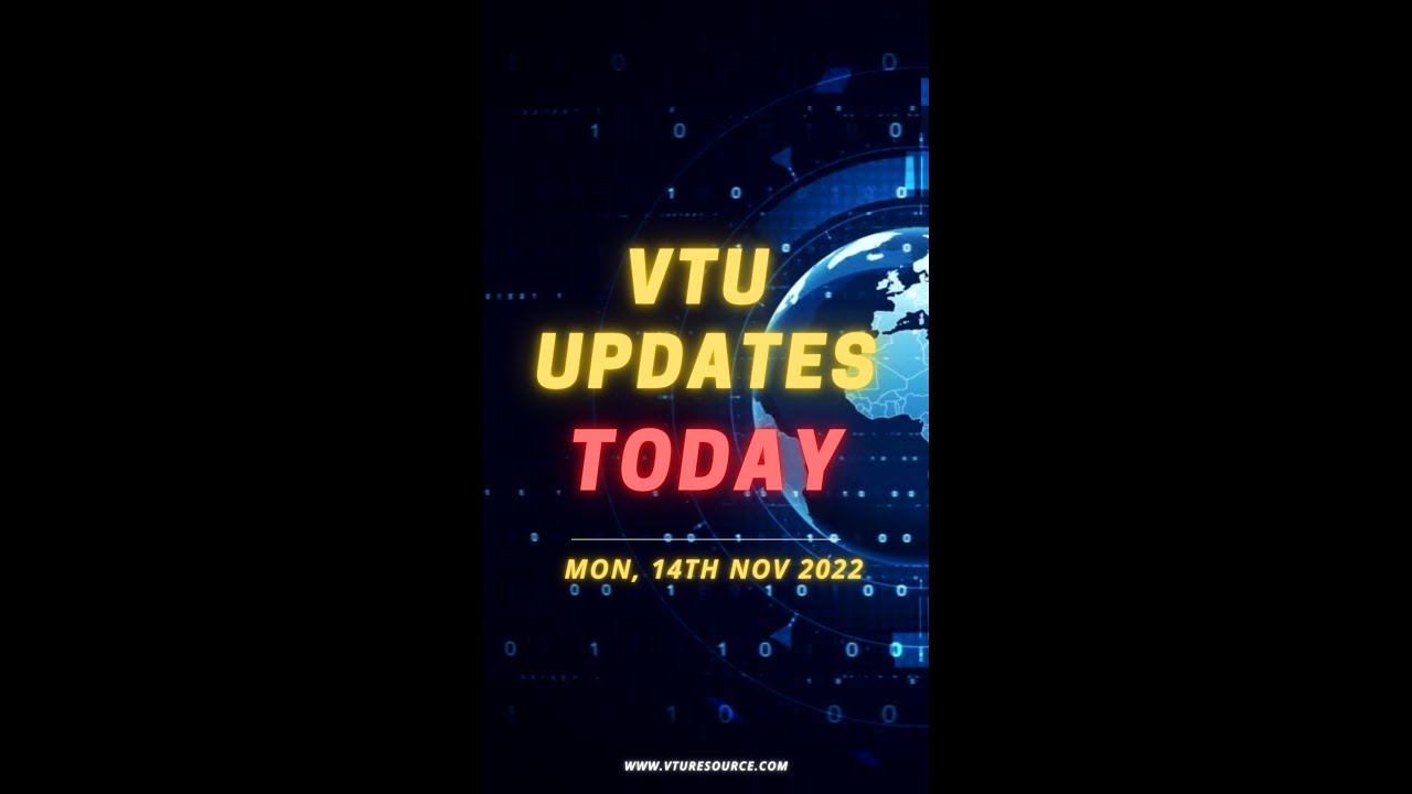 VTU Updates Today -14th nov 2022