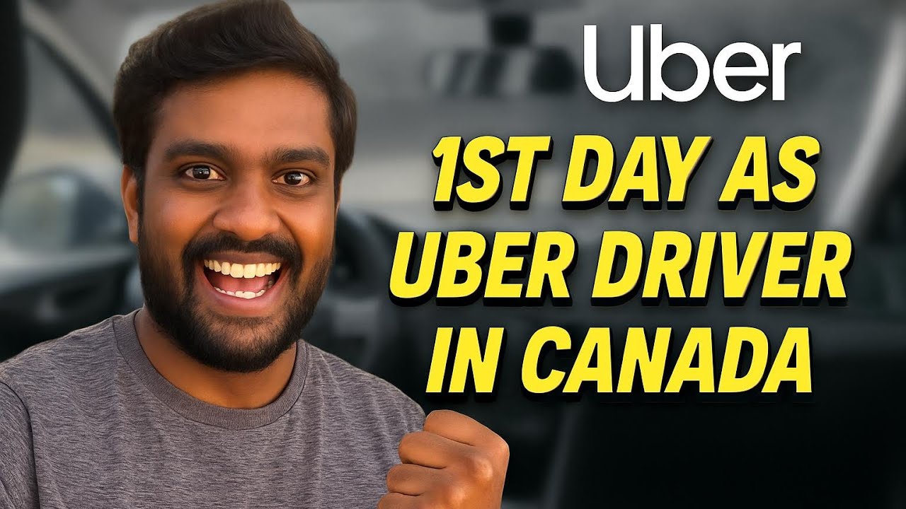 First day as UBER Driver in Canada🇨🇦 | canadalife | indian students 