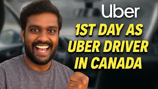 First day as UBER Driver in Canada🇨🇦 | canadalife | indian students