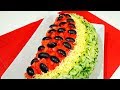 Салат "Арбузная Долька" 🍉Праздничный Яркий и О-очень Вкусный Салат на Праздничный Стол!