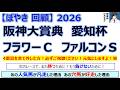 【ぼやき回顧】阪神大賞典&フラワーカップ&ファルコンステークス&愛知杯<2026>