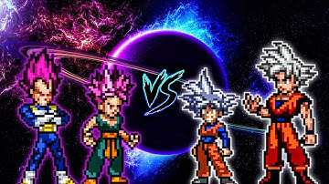 Trunks Ultra Ego OP (New) & Vegeta DBS OP VS Goten MUI OP (New) & Goku DBS V3.5 OP in Mugen🔥