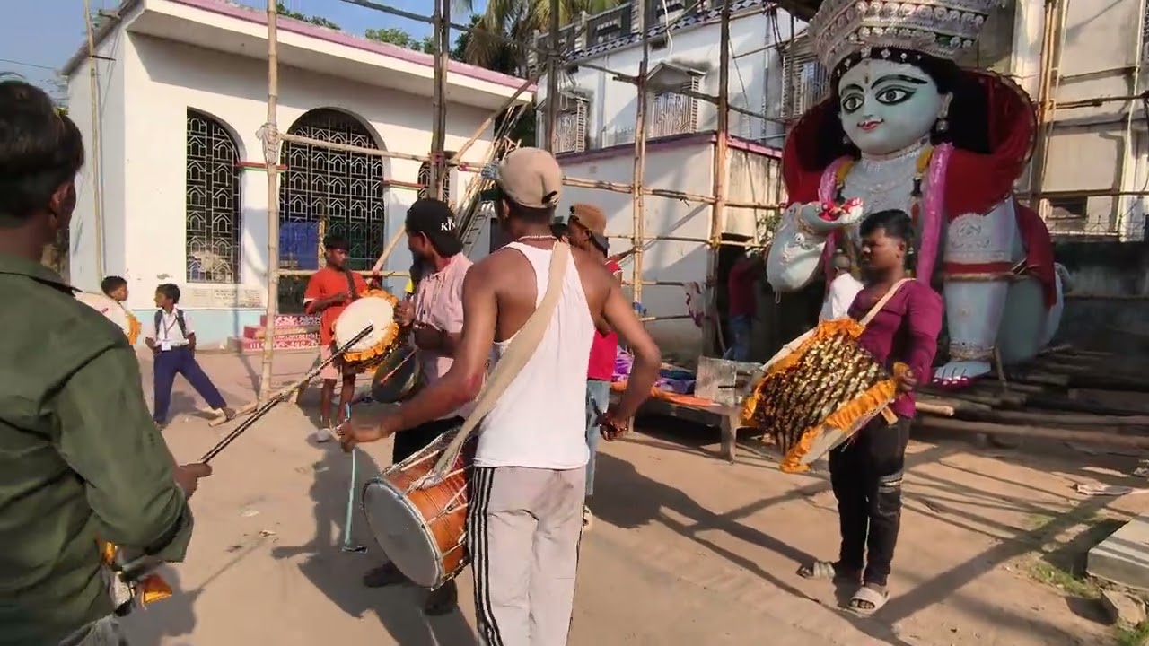 ||Aashiqui dhol tasa party|| shantipur gopal Puja 2025 