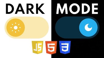 🌙 cómo Hacer un MODO OSCURO con  HTML, CSS Y JAVASCRIPT - paso a paso