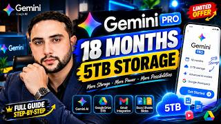 Get Gemini Pro for 18 Months + 5TB Storage 🔥 on your Gmail  | Complete Activation Guide