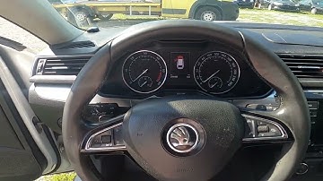 How to Find Odometer on Speedometer Display in Skoda Superb III ( 2015 – Now ) | Find Mileage