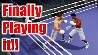 Finally! Playing a NEW Boxing Game - Tactic Boxing -