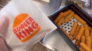 BK POV: Working The Fry Station At Burger King | Serving The Whole Menu To A Hippie Community