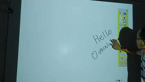 oway finger touch portable interactive whiteboard